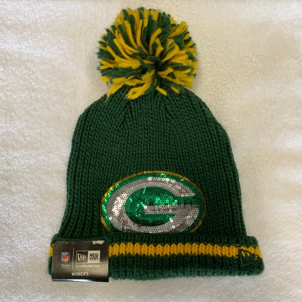 Green Bay Packers Bling Beanie ✨